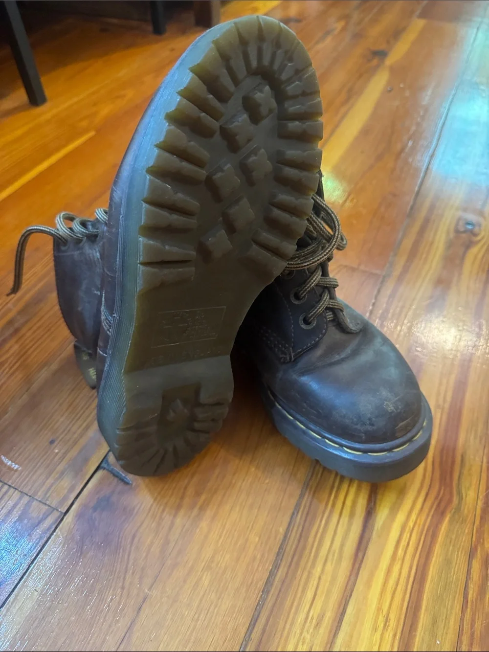 Dr. Martens Brown Leather Chukka Boots